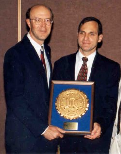 Commissioner Anthony and FBI Director Louis J. Freeh